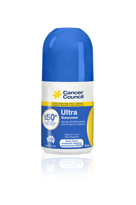 Cancer Council Ultra SPF50 Sunscreen RollOn 75ml