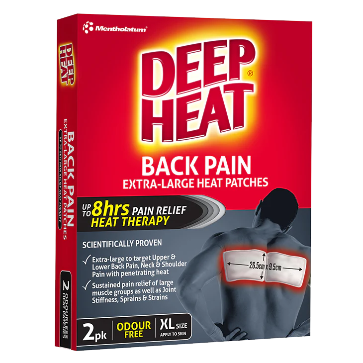 Deep Heat Back Patch 2 Packs