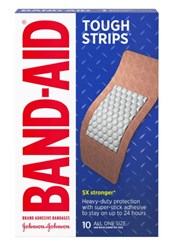 BandAid Tough Extra Large 10 Strips