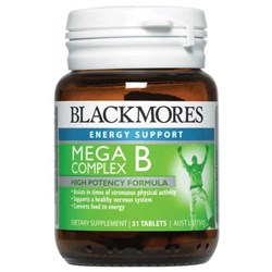 Blackmores Mega B Complex 31 Tablets