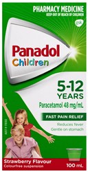 Panadol Children 5  12 Years Strawberry 100ml