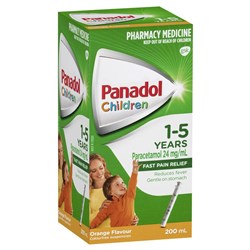 Panadol Children 1  5Year Orange 200ml