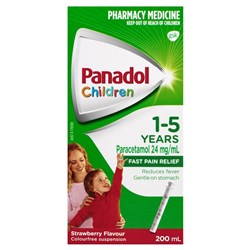 Panadol Children 1  5Year Strawberry 200ml