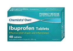 CHEMIST OWN CO IBUPROFEN TAB 200 MG 48