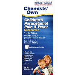 Chemists Own Paracetamol 1 5 Years Suspension 200mL