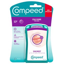 Compeed Cold Sore Total Care Invisible Patch 15