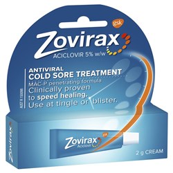 Zovirax Coldsore Cream Tube 2g
