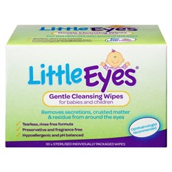 Little Eyes Cleans Eye Wipe 30 Counts