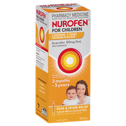 Nurofen for Children 3M 5 Years Orange 200mL