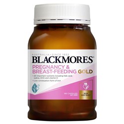 Black Mores Pregnancy  Breastfeed Gold 180 Capsules