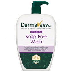 DermaVeen Extra Gentle Soap Free Wash 1L