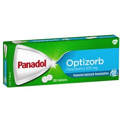 PANADOL AD PANADOL OPTIZORB 20 TAB