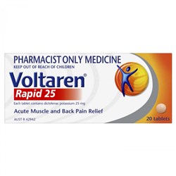 Voltaren Rapid 25mg 20 Tablets