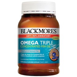 Blackmores Omega Triple Concentration Fish Oil 150 Capsules