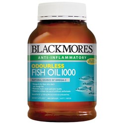Blackmores Odourless Fish Oil 1000 400 Capsules