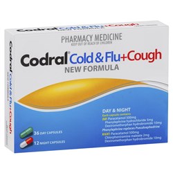 Codral Cold  Flu  Cough Day  Night 48 Tablets