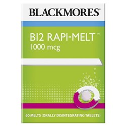 Blackmores B12 RapiMelt 1000 mcg 60 Tablets