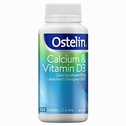 Ostelin Vitamin D  Calcium 130 Tablets