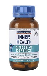 ETHICAL NUTRIENTS INNER HEALTH DIGESTIVE DEFENCE 60 CAP