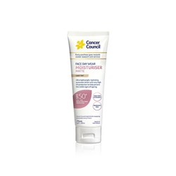 CANCER COUNCIL CANC FACE MOIST SPF50 LIGHT 75ML