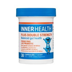 INNER HEALTH INNER HEALTH PLUS DOUBLE STRENGHT 30 CAP