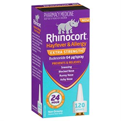 Rhinocort Hayfever and Allergy NonDrowsy Nasal Spray 64mg 120 Doses