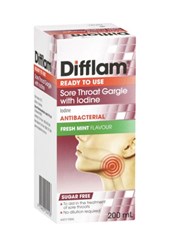DIFFLAM DIFFLAM RTU THROAT GARGLE 200ML