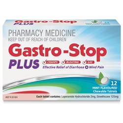 Gastro Stop Plus 12 Chewable Tablets