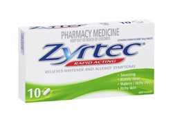 Zyrtec 10mg 10 Tablets