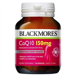 Blackmores CoQ10 150mg 30 Capsules