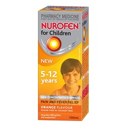 Nurofen For Children 5  12Yr Orange 100ml