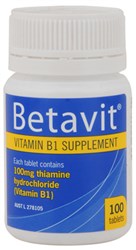 Betavit 100mg 100 Tablets