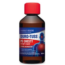 DuroTuss Chesty Cough Liquid  Nasal Decongestant PE 200ml