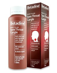 Betadine Sore Throat Gargle 120ml