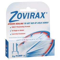 Zovirax Coldsore Cream Pump 2g