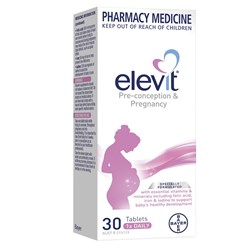 Elevit With Iodine 30 Tablets